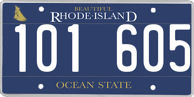RI license plate 101605
