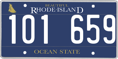RI license plate 101659