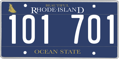 RI license plate 101701