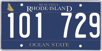 RI license plate 101729