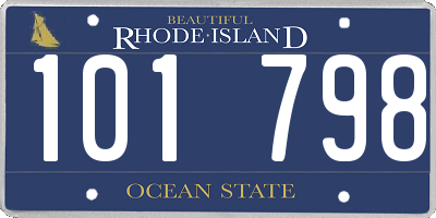 RI license plate 101798