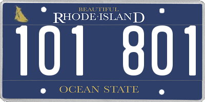 RI license plate 101801