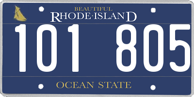RI license plate 101805