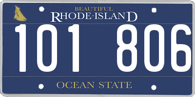RI license plate 101806