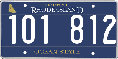RI license plate 101812