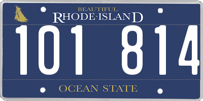 RI license plate 101814
