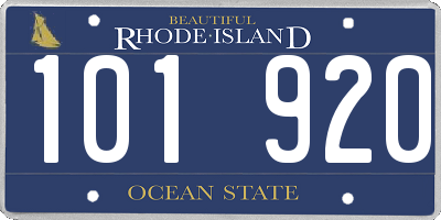 RI license plate 101920