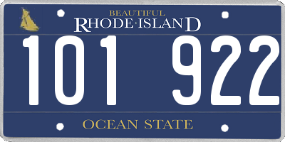 RI license plate 101922