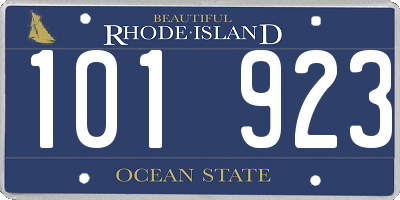 RI license plate 101923