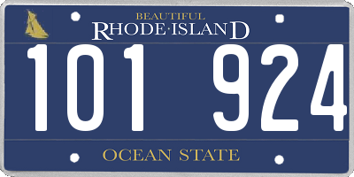 RI license plate 101924