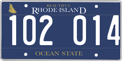 RI license plate 102014