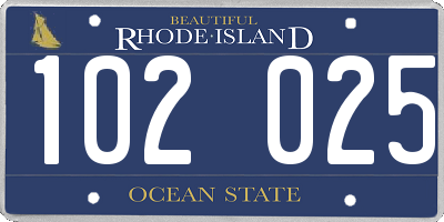 RI license plate 102025