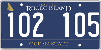 RI license plate 102105