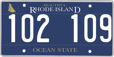 RI license plate 102109