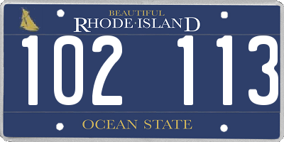 RI license plate 102113