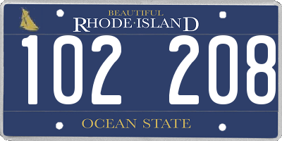 RI license plate 102208