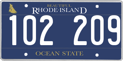 RI license plate 102209