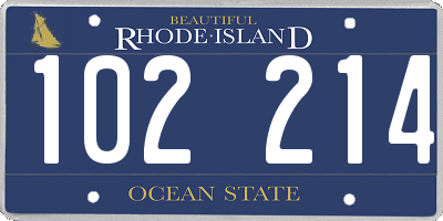 RI license plate 102214
