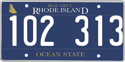RI license plate 102313