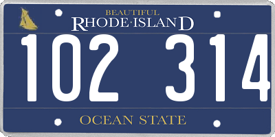RI license plate 102314