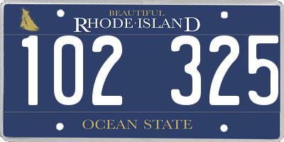RI license plate 102325