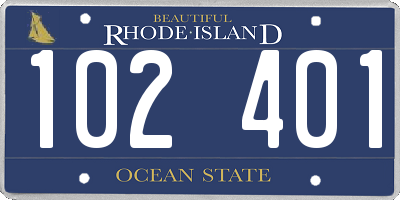RI license plate 102401