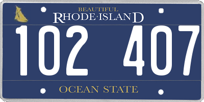 RI license plate 102407