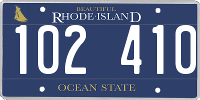 RI license plate 102410