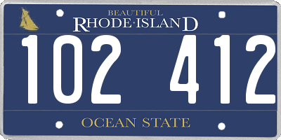 RI license plate 102412