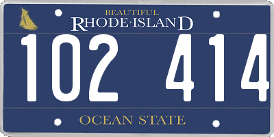RI license plate 102414