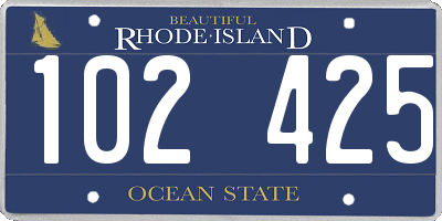 RI license plate 102425