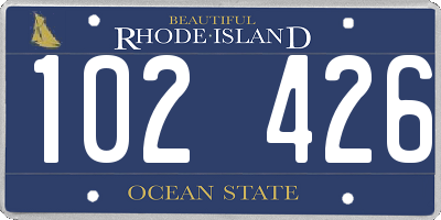 RI license plate 102426