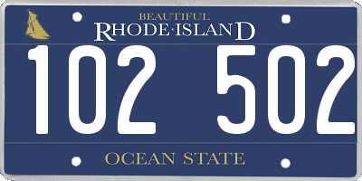 RI license plate 102502