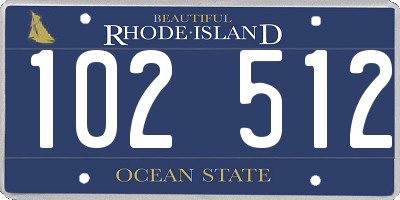 RI license plate 102512