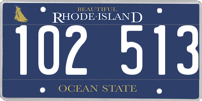 RI license plate 102513