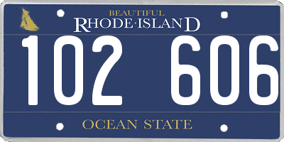 RI license plate 102606