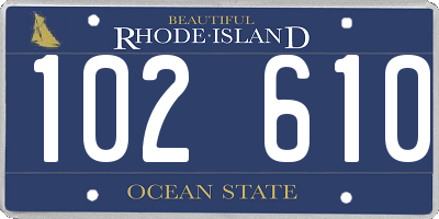 RI license plate 102610