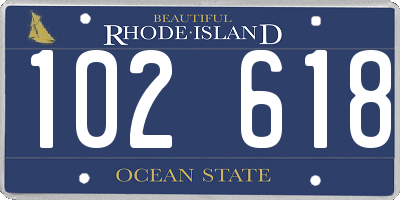 RI license plate 102618