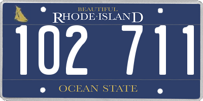 RI license plate 102711