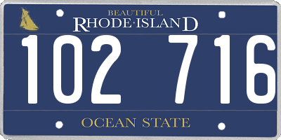 RI license plate 102716
