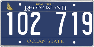 RI license plate 102719
