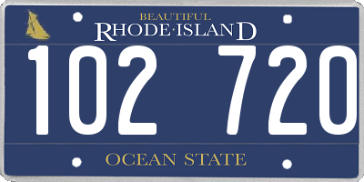 RI license plate 102720