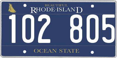 RI license plate 102805