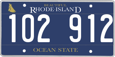 RI license plate 102912