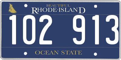 RI license plate 102913