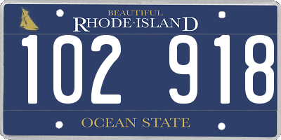 RI license plate 102918