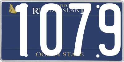 RI license plate 1079
