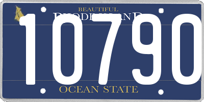 RI license plate 10790