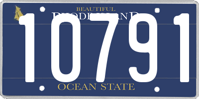 RI license plate 10791