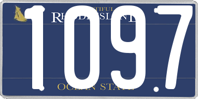 RI license plate 1097